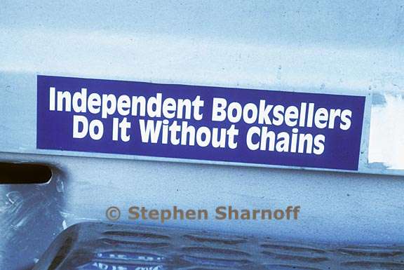 independent booksellers bumpersticker